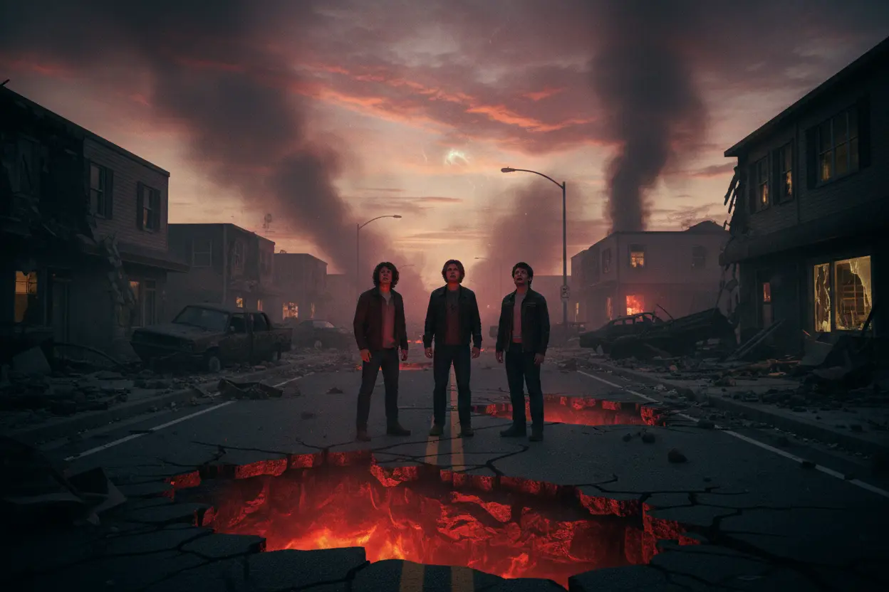 Hawkins Sob Ataque Mundo Invertido Hawkins invadida pelo Mundo Invertido em Stranger Things