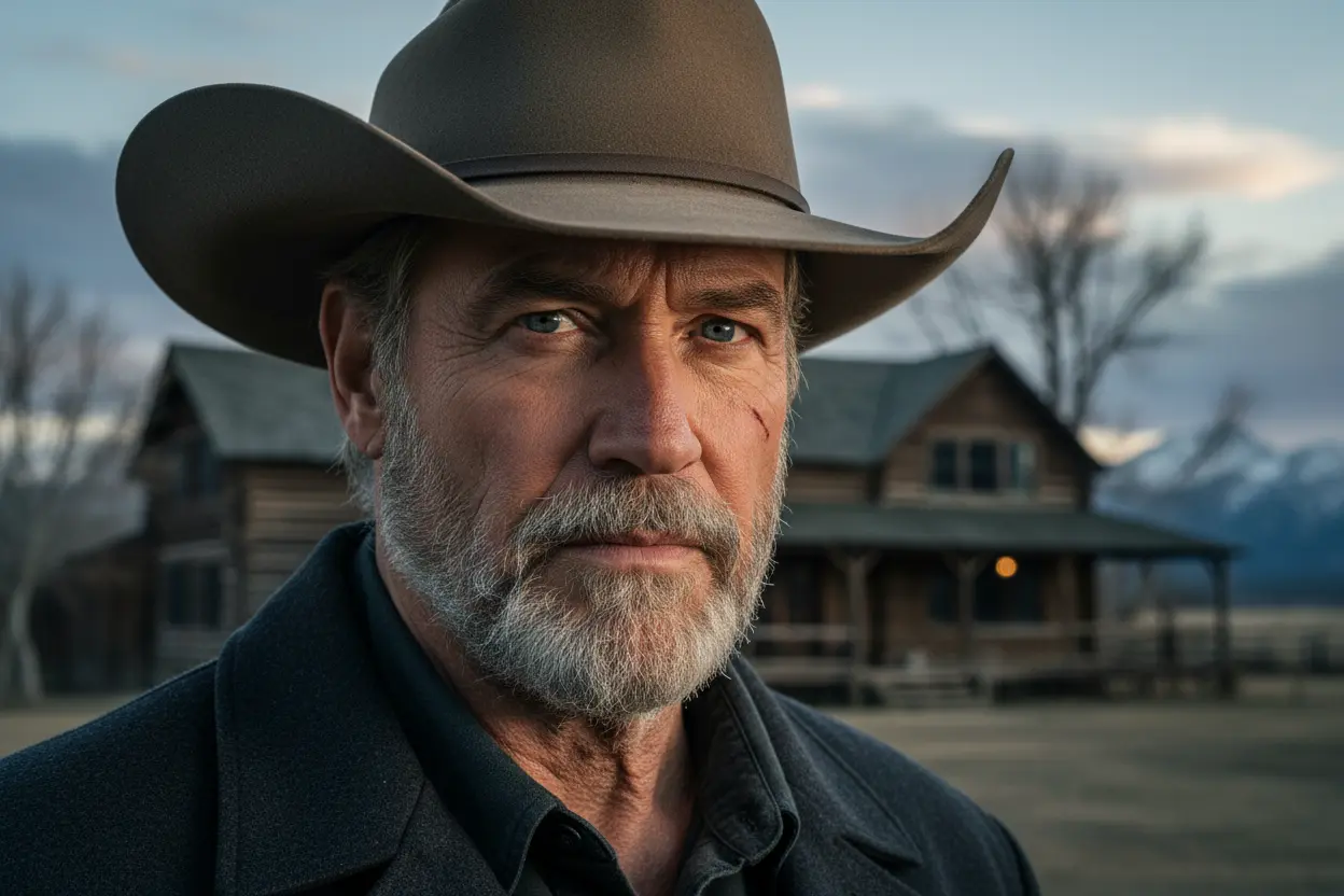 John Dutton Liderança Forte Ator Kevin Costner como John Dutton em Yellowstone