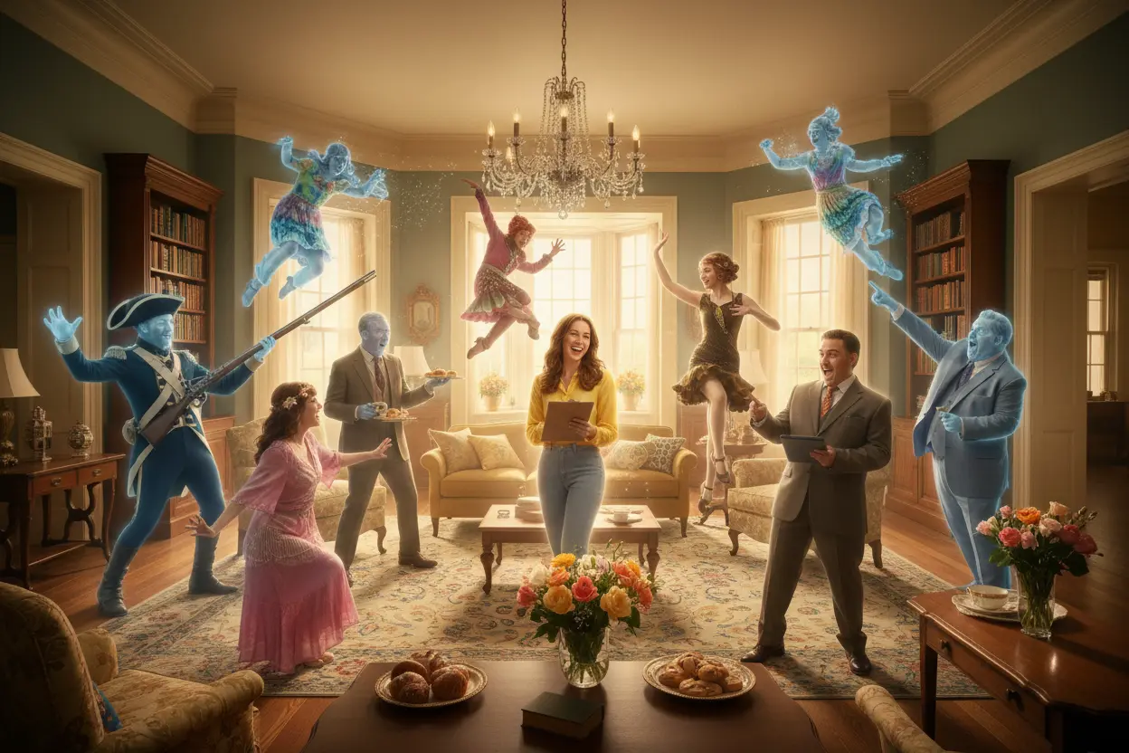 Ghosts CBS personagens