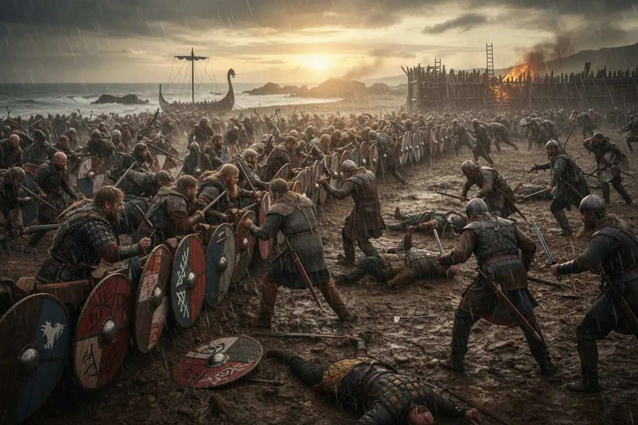 Batalhas de Vikings Vale a pena assistir a série Vikings e suas batalhas épicas