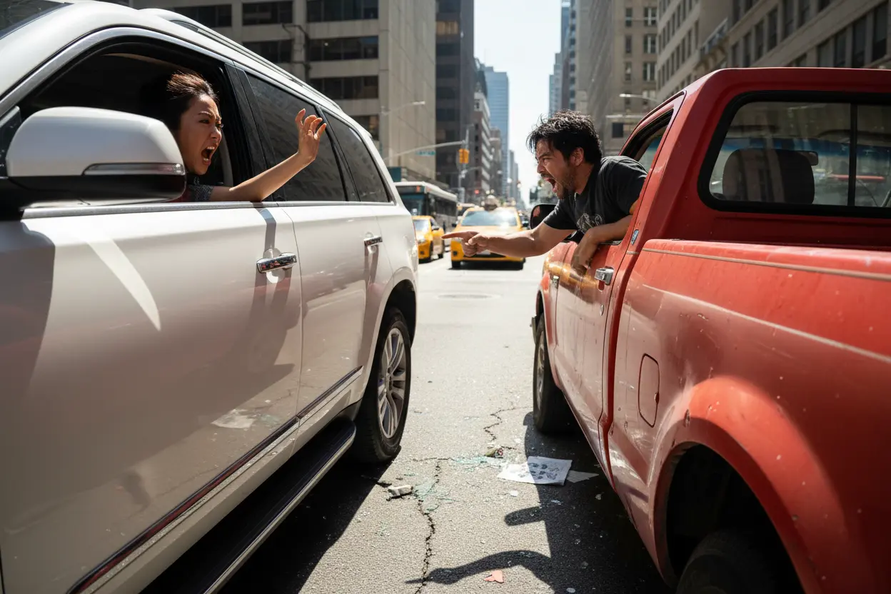 início Beef Netflix road rage