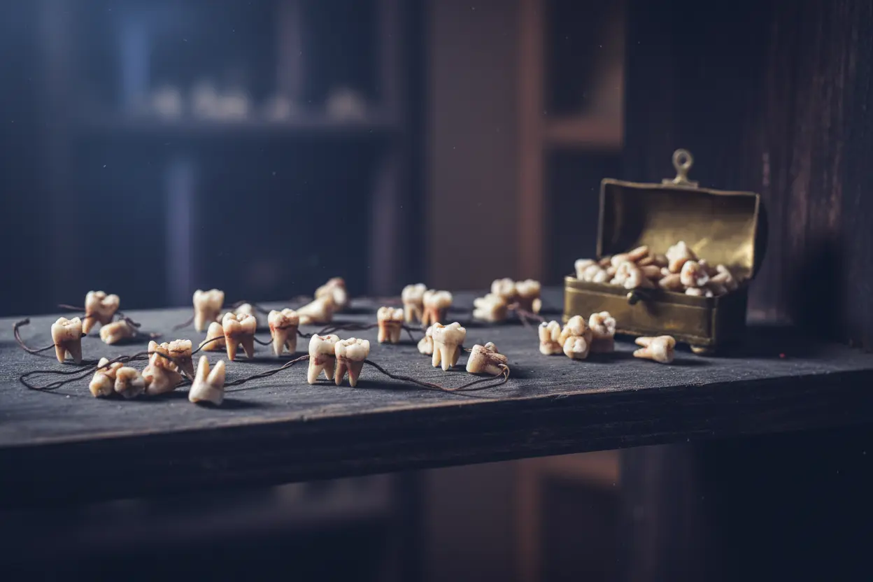 dentes Sharp Objects troféus assassina