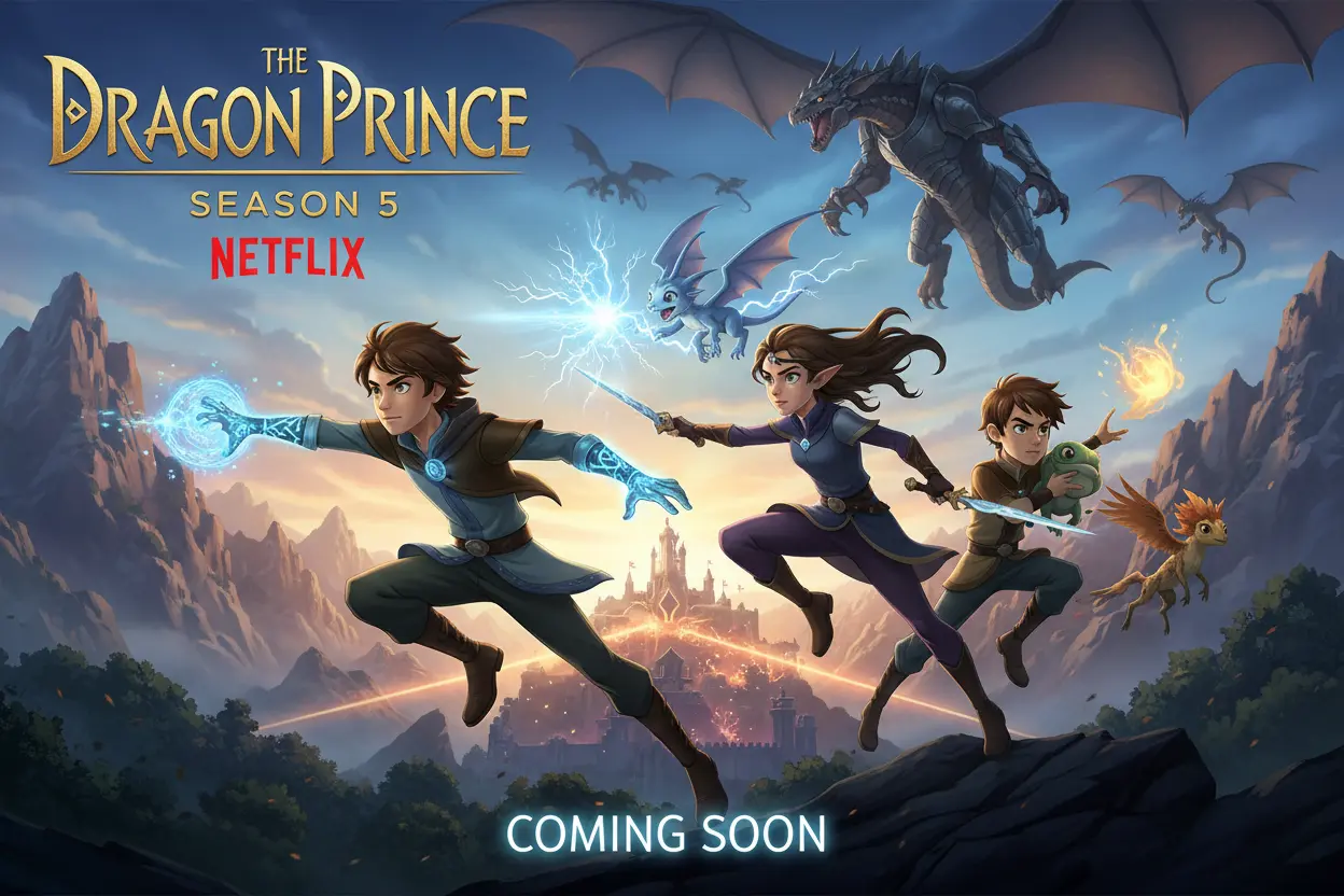 the dragon prince temporada 5 netflix data estreia pôster
