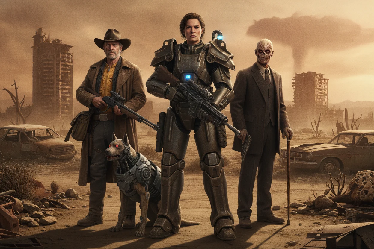 Uma Fallout série análise dos Três Protagonistas | Séries em Foco Uma Fallout série análise dos Três Protagonistas