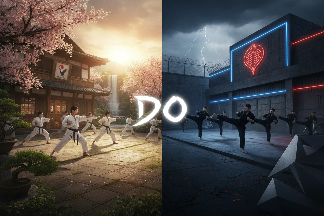 A evolução do dojo Miyagi Do versus Cobra Kai | Séries em Foco A evolução do dojo Miyagi Do versus Cobra Kai